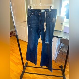 R E generation flower jeans, low rise 13/31